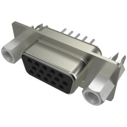 Amphenol ICC 10090929-S154VLF DSub Connector Female Shrouded 15P HD