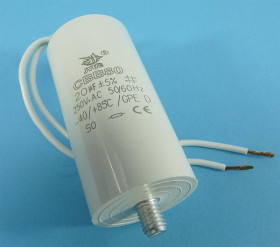 20uF/250VAC CBB80 35x70 DO LAMP WYŁ.