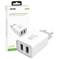 Ładowarka sieciowa 2x USB 2.1A VA0052 Vayox