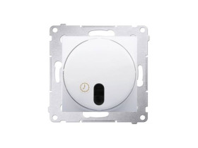 SIMON 54 Wyłącznik czasowy z przekaźnikiem biały opóźnienie wyłączenia od 30 sek. do 99 min. DWC10P.01/11 KONTAKT SIMON