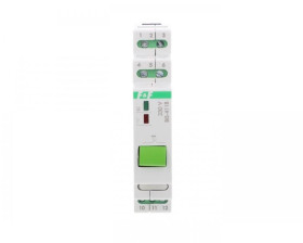 Przekaźnik bistabilny z przyciskiem do sterowania ręcznego montaż na szynie DIN BIS-411B