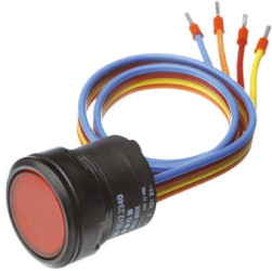 Nasadka przełącznika Chwilowy SPST średnica wycięcia 22.5mm, montaż panelowy EAO