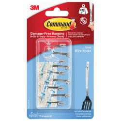 3M 17067CLR-9 Clear Wire Hooks Value Pack (Pack 9)