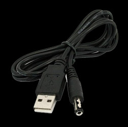 Opencircuit USB to DC plug 5.5x2.1mm cable - 100cm