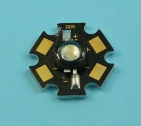 GWIAZDA 3W GREEN 3,0V/0,80A 140° 100lm