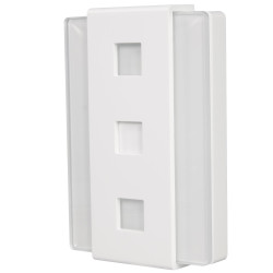 Gong dwutonowy GLASSO z wbudowanym transformatorem GNW-248 biały SUNDI