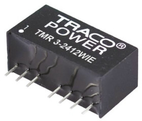 Przetwornica DC-DC, 3W, Uwe 18 → 36 V DC, Uwy 12V dc, Iwy 250mA, TRACOPOWER