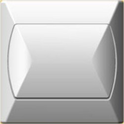 AKCENT biały ŁP-1A/00 łącznik pojedynczy OSPEL