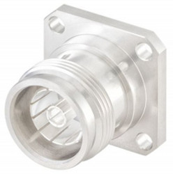 Złącze koncentryczne Montaż na panelu Żeński 50Ω typ złącza Złącze 4.3-10 12GHz Lutowane typ kabla RG402