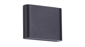 Elewacyjny Kinkiet Sapri Czarny Góra Dół Led Barwa Naturalna Lp-1556/1W Bk...