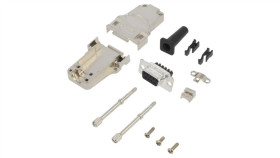 Dtzf-Ljsrg-09Fssc D-Sub Żeńskie Proste Zacisk Śrubowy Na Przewód Pin 9