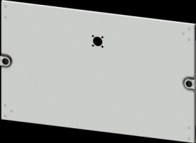 Aperture, rectangular, sheet steel, (W x H x D) 600 x 300 x 10 mm, light gray, 8PQ2030-6BA04