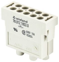 Wkładka modułowa 78.012.1053.0 Wieland Electric Łączna ilość styków 10 10 szt.