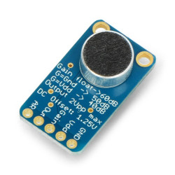 MAX9814 - mikrofon elektretowy z wzmacniaczem - Adafruit 1713