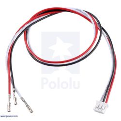 3-Pin Female JST PH-Style Cable (30 cm) with Female Pins for 0.1&quot; Housings