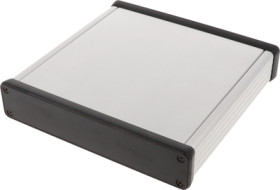 Aluminum enclosure, (L x W x H) 160 x 165 x 31 mm, natural, IP54, 1455R1602