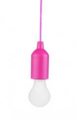 Bateryjna lampka nocna LED 1W różowa