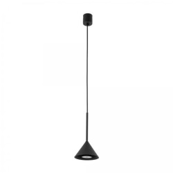 Lampa wisząca czarny stożek średnica 12cm CONO BLACK MINI 1 10304 TK Lighting