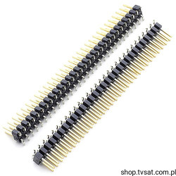 2X30-PIN-BLOCK-GOLD Conn 2x30Pin h=8mm R=2.54mm SMD SAMTEC