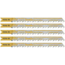 kwb 620235 Jig Saw Blades for Wood/plastics HCS universal 5-pack