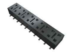 Gniazdo PCB 4 -pinowe 2 -rzędowe raster: 2.54mm Ekonomiczny jednoczęściowy pasek na gniazdo Proste Przewlekany