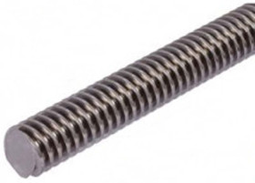 Śruba pociągowa, 14mm Shaft Diam. , 1000mm Shaft Length RS PRO