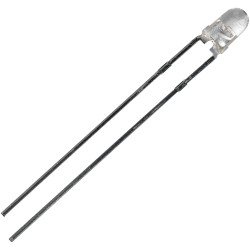 Kingbright L-934SURCK 3mm LED Super Bright Red Clear 700mcd