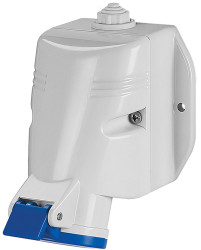 Złącze przemysłowe - zasilające 125A Gniazdo 415 V 3P + E Żeński Scame Czerwony Montaż ścienny IP67