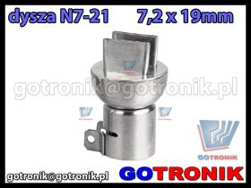 Zapasowa dysza N7-21 7,2x19mm do stacji HOT-AIR ZD-912 ZD-939
