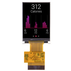 Wyświetlacz LCD TFT 2.2cal Zwykły biały, przepuszczający TFT 240 x 320pikseli LED Backlight 8-bitowy, 9-bitowy,