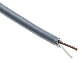 Wielożyłowy kabel przemysłowy 0.14 mm² 2 -rdzeniowy Ekranowany 26 AWG AWG PVC 250 V