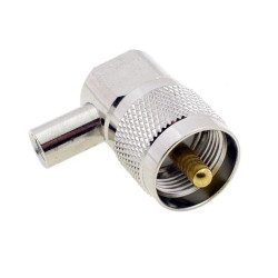 Wtyk UC-1 RG58 kątowy nakręcany