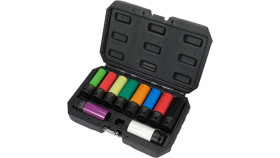 Zestaw Nasadek Udarowych Do Felg Aluminiowych.10 Szt