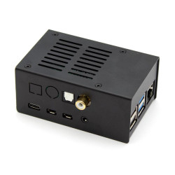HiFiBerry Digi+ Raspberry Pi 4 Steel Case V2 - Black [Discontinued]