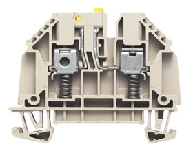 Blok zacisków przelotowych Weidmuller poziomy: Pojedynczy 26 → 10AWGŚruba W raster: 6.1mm 32A 630 V