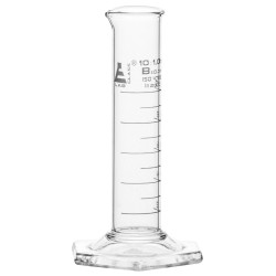 LabGlass Cylinder Squat Form Hexagonal Base with Spout 50ml Class &#x27;B&#x27; Pack of 2