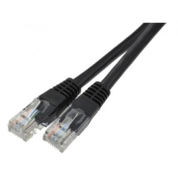 Patchcord UTP kat.6 kabel sieciowy LAN 2x RJ45 linka czarny 7m