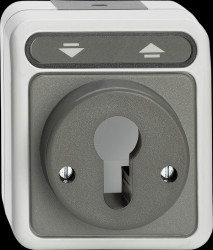 MEG3717-8029 Roller shutter push-button switch for AQUASTAR locking cylinder