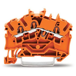 Kostka zaciskowa na szynie DIN WAGO poziomy: 1 14AWGWciskane TOPJOB S