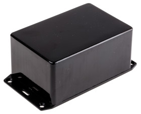 Obudowa Tworzywo ABS odporne na ogień szerokość zew. 80 mm długość zew. 120 mm wys. zew. 55 mm Hammond IP54 Czarny