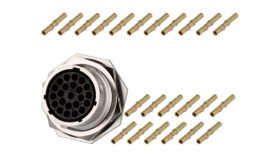 Rt071823snh-K Złącze Okrągłe Gniazdo,Wtyk 23Pin Żeński Zaciskanie Rt360