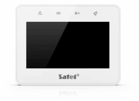 Manipulator graficzny z ekranem dotykowym 4,3 (kolor biały, czytnik kart zbliżeniowych MIFARE), do systemu Integra, Grade3, INT