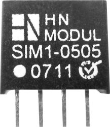 Przetwornica DC/DC, do PCB HN Power SIM1-1224-SIL4 12 V/DC 24 V/DC 42 mA 1 W Ilość wyjść: 1 x