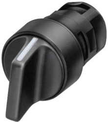 Siemens 3SB20002AE01 3SB2000-2AE01 Przełącznik pierścień przedni z tworzywa sztucznego blokada czarny, zielony 1 x 62 °