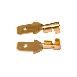 Konektor płaski nieizolowany A 4.7, wsuwka, 10szt