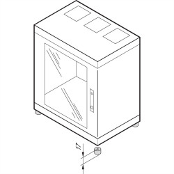 Gumowa stopka nVent SCHROFF 21236089 21236089, 1 szt.