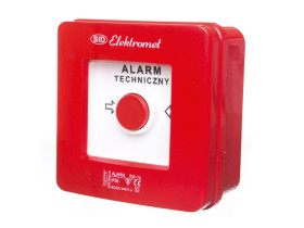 Wyłącznik alarmowy WA-1s ALARM n/t 2 tory prądowe 12A NC-NO 921401 ELEKTROMET