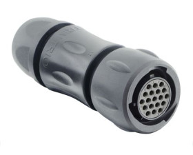 Złącze wielostykowe przemysłowe 19-pinowe Montaż na kablu Wtyczka Souriau Sunbank by Eaton