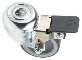 Koło samonastawne średnica kabla 50mm Pojedyncza śruba Tente 100kg wysokość całkowita 69mm