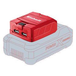 Einhell 4514120 TE-CP 18 Li USB-Solo Power X-Change Battery Adaptor 18V Li-ion